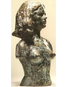 Buste de la jeune fille sauvage 1970 - Fonte à la cire perdue 
Fonderie Valsuani
36*21*17
